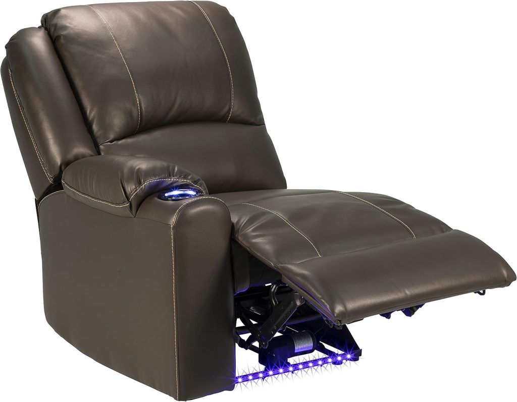 Thomas Payne 759229 Majestic Chocolate 30 x 38 x 40 RV Modular Theater Seating Right Hand Recliner