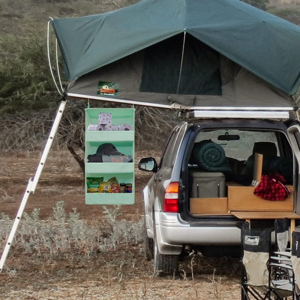 GRANNY SAYS 3-Shelf Hanging Closet Organizer and Storage, Collapsible Hanging Closet Shelves, Hanging Organizer for Closet RV, Gray, 29 ¾ H X 12 W X 12 D, 1-Pack GRANNY SAYS 3-Shelf Hanging Closet Organizer and Storage, Collapsible Hanging Closet Shelves, Hanging Organizer for Closet RV, Gray, 29 ¾ H X 12 W X 12 D, 1-Pack