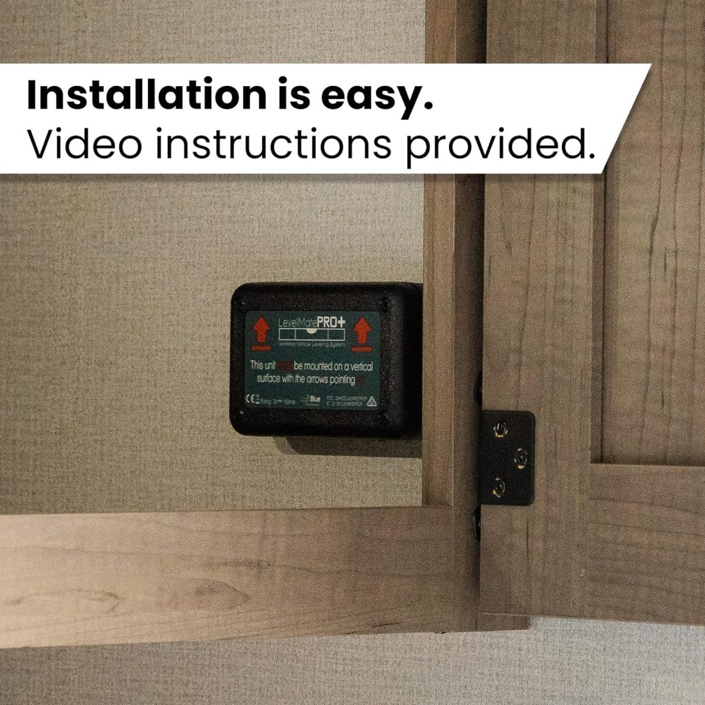 LevelMatePRO LogicBlue Technology - Wireless RV Leveling System, Bluetooth Leveler for Campers, Must-have Accessory for Travel Trailers, Effortless Setup for Phones with App