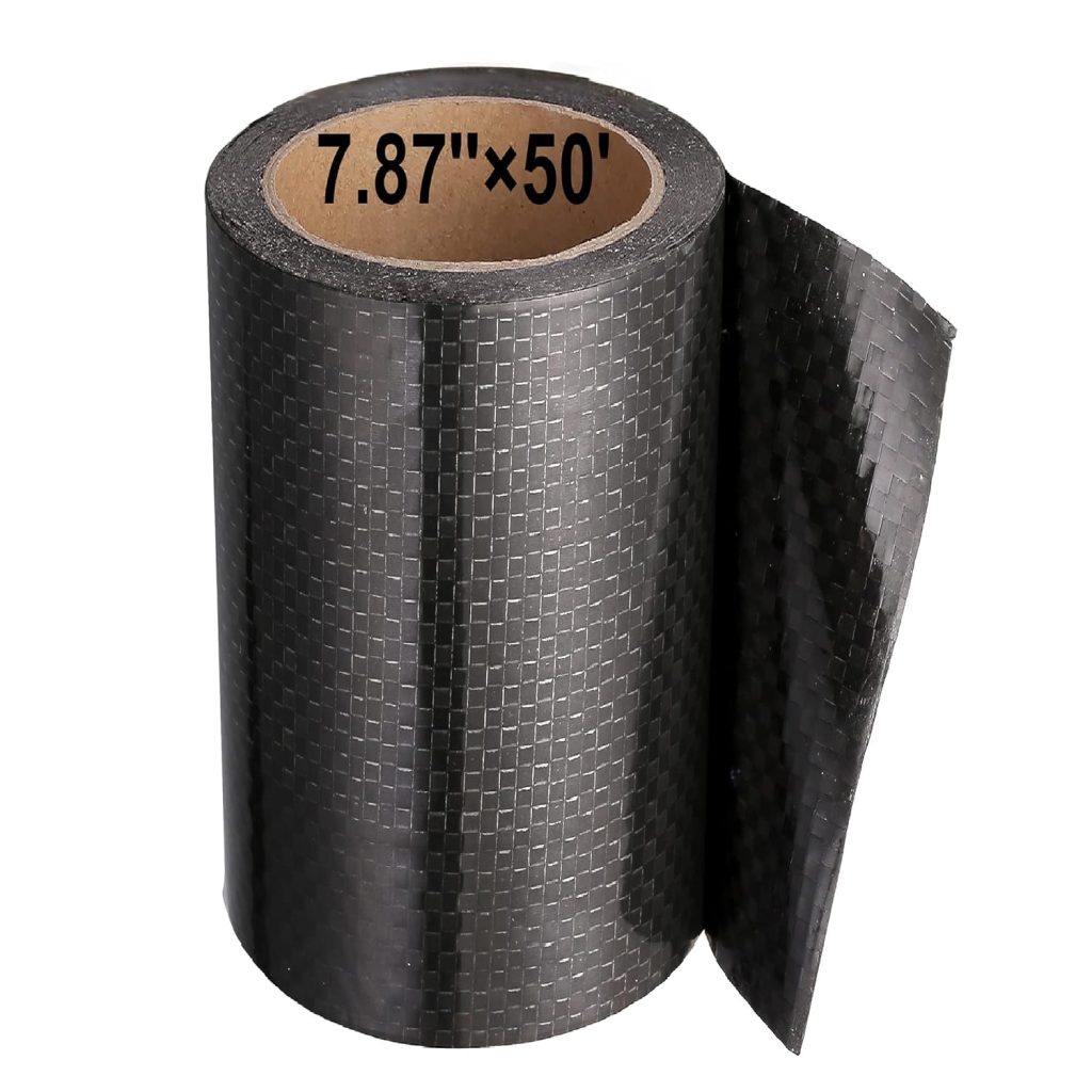 PlusRoc RV Underbelly Material RV Underbelly Tape Waterproof Flex Belly Tape with Permanent Sealing Adhesive for Mobile Home, Camper Travel Trailer, Tear Repair Patch(6 x 20)