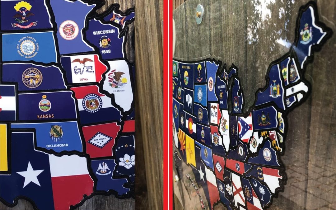 RV State Travel USA Map Vinyl Sticker Review