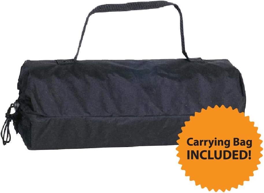 Stylish Camping L158181WL 8-feet by 18-feet LED Illuminated Patio Mat - Outdoor Patio Black/White RV Camping Mat